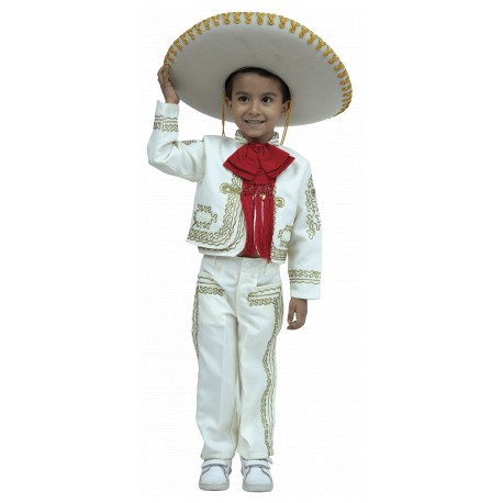 Traje de charro bordado niño