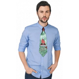Corbata navideña santa hat