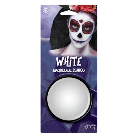 maquillaje pasta blanco