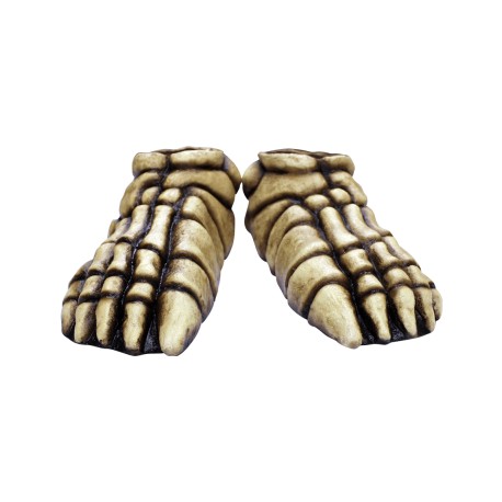Skeleton feet bone colored
