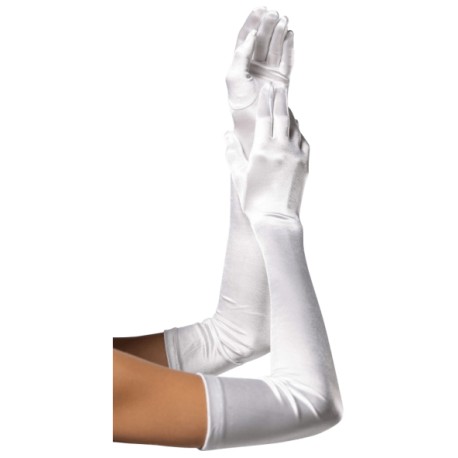 Guantes plata largo