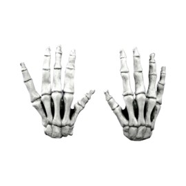 Large Skeleton Hands White